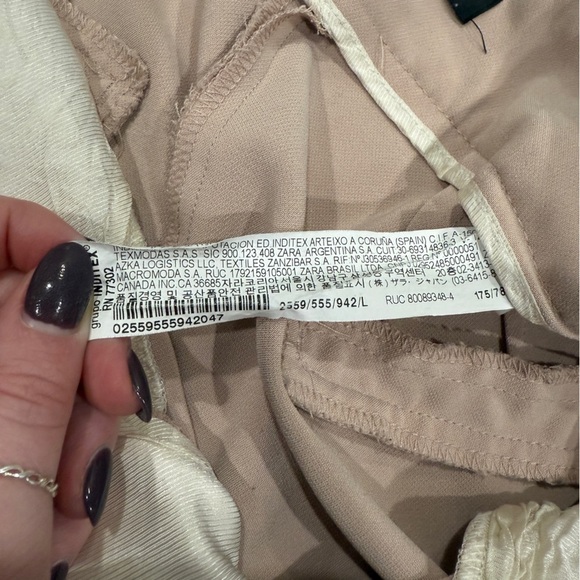 Zara Pink Straight Leg High Rise Dress Pants - Picture 8 of 12